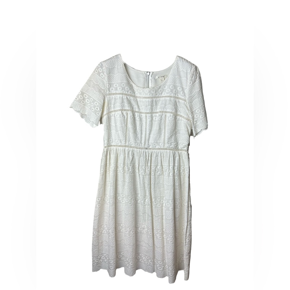 FRANCESCAS WHITE CUT OUT DRESS